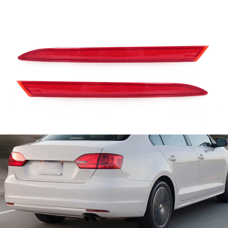 Pair Rear Bumper reflector Light turn signal lamp for Volkswagen for Jetta 2011-2014