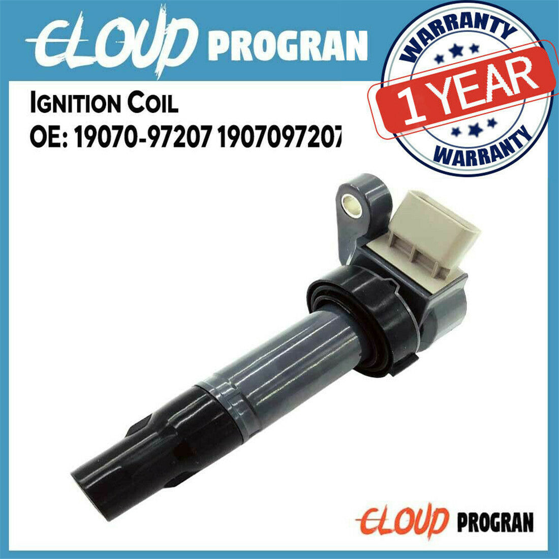 New Ignition coil 19070-97207 for Daihatsu MAX 2000-2006 659ccm 58HP 43KW n