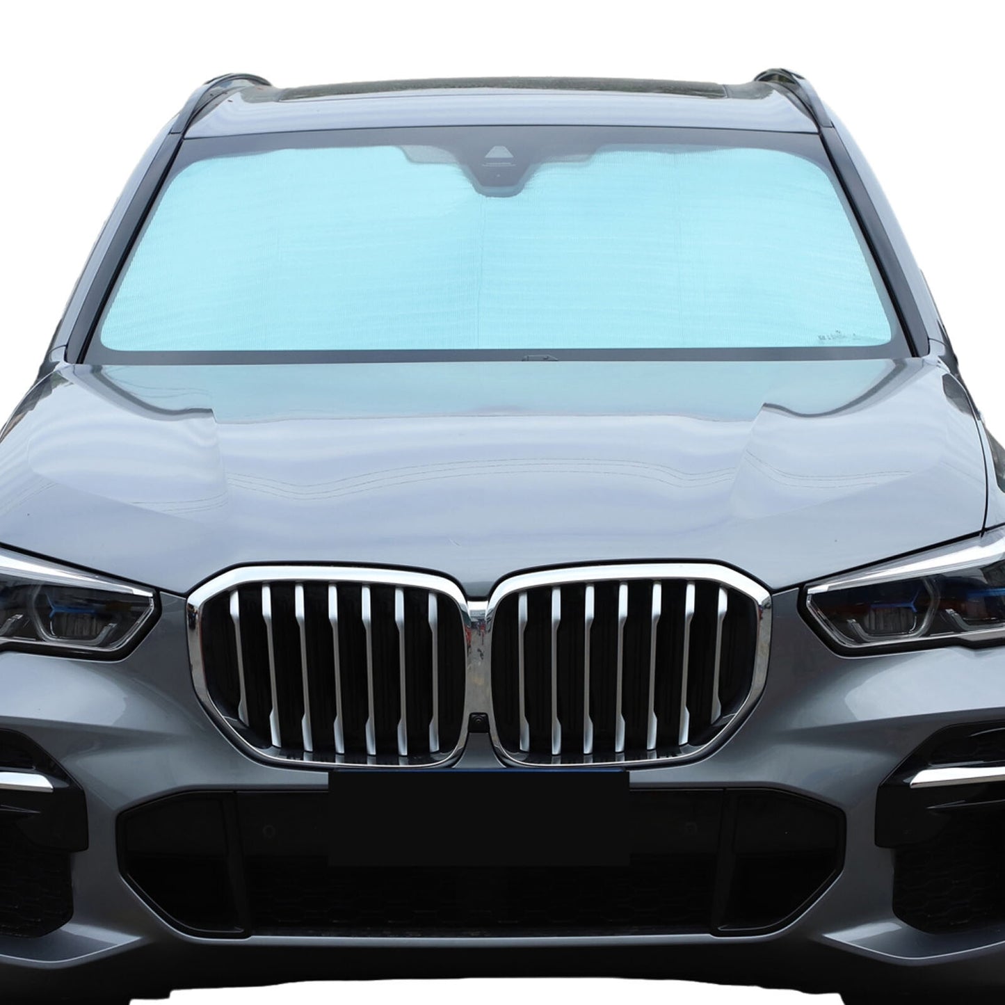 Custom sunshade UV block for front windshield, suitable for X5 2019 - 2023, 1 piece. n