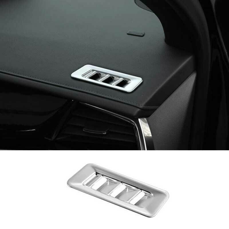 for Cadillac XT5 2017-2022 Matte Silver Inner Console Air Outlet Vent Cover Trim