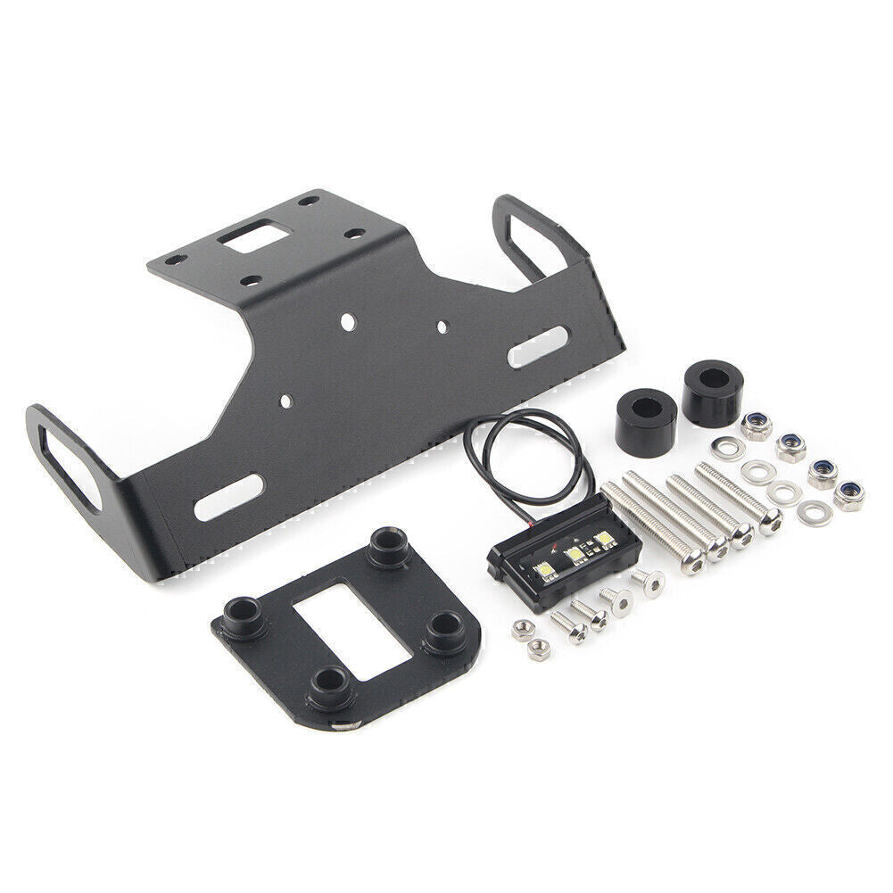 Tail Tidy Fender Eliminator License Plate Holder Black Fit for Kawasaki Z800 2013-18