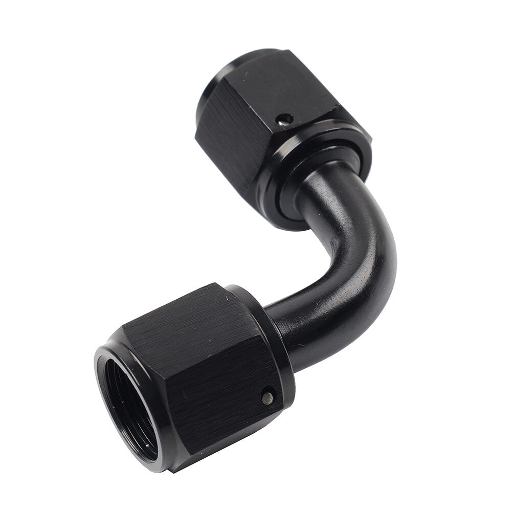 6AN Female to Female 90 Degree Swivel Coupler Union Fitting Adapter Connector
