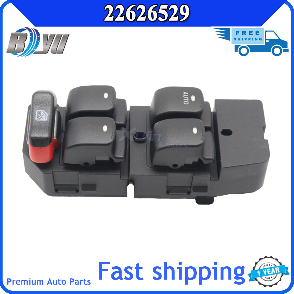 Power Window Switch, brand new, compatible with 2004-08 Malibu 2.2L (model numbers 2262629 and 3.5L 22733011). v