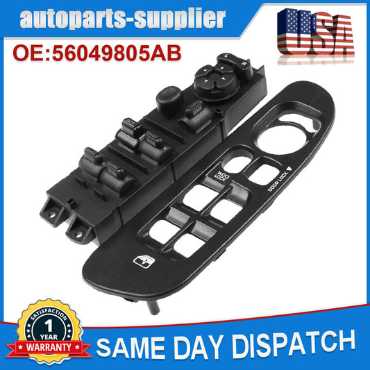Driver's side door and window control panel and baffle suitable for Dodge for Ram 1500 2500 3500