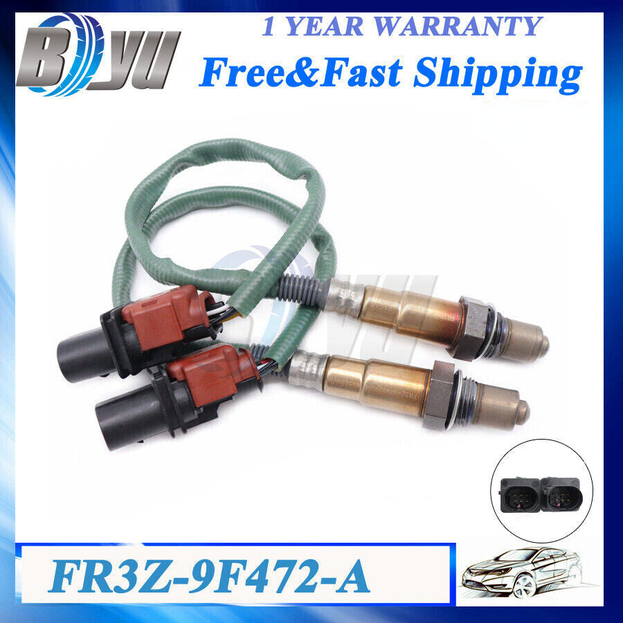 New Oxygen Sensor Upstream FR3Z-9F472-A for Ford F-150 Edge for Lincoln 2pcs Upper