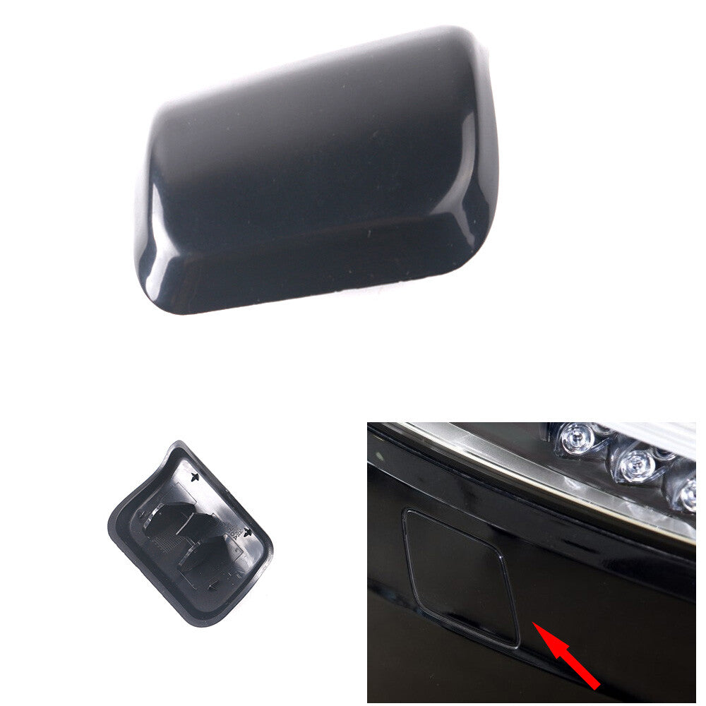 Fits for Volvo XC90 2003-2006 Front Left Headlight Washer Jet Nozzle Cover Black