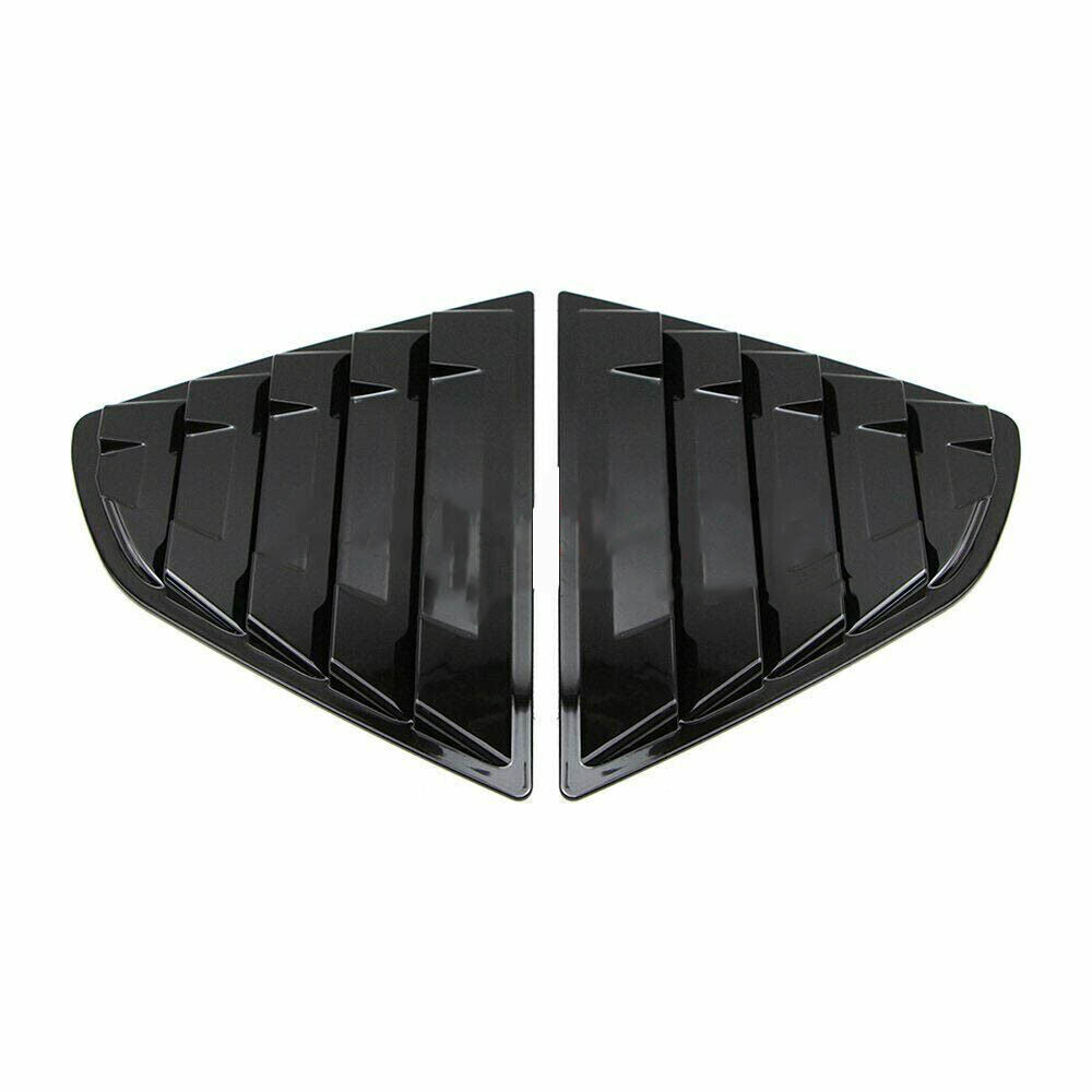 for Toyota for Camry 2018-2021 Exterior Window Vent Louver Cover Glossy Black