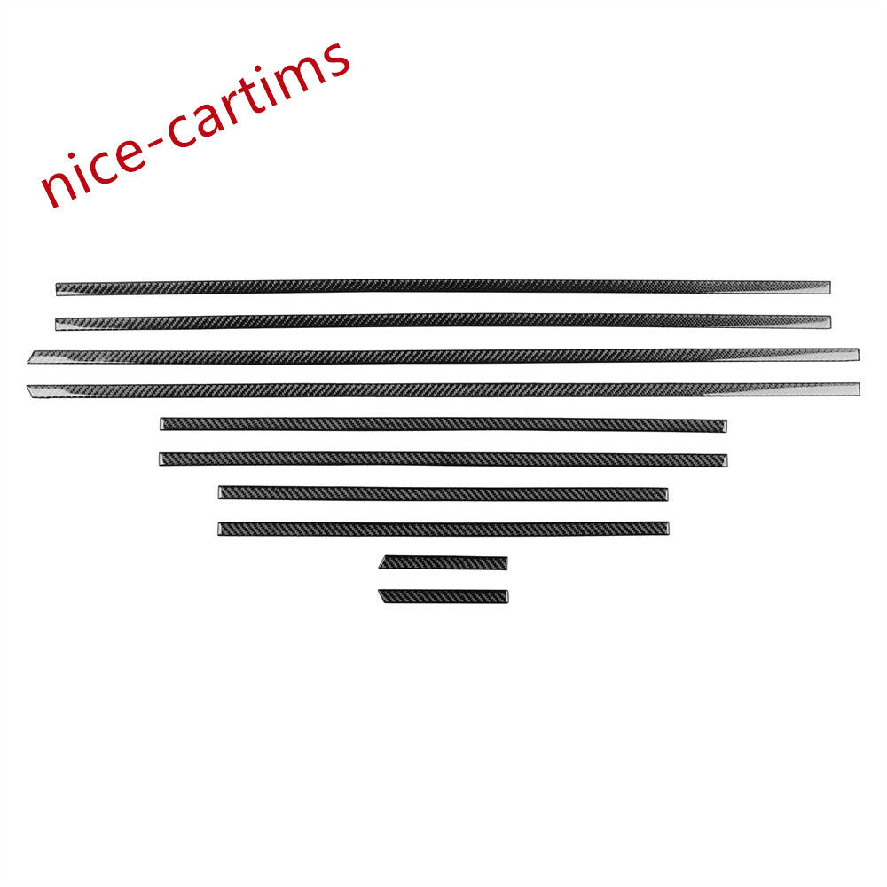 for Benz G Class W463 G500 G63 2012-18 Side Door Body Molding Trim Carbon Fiber