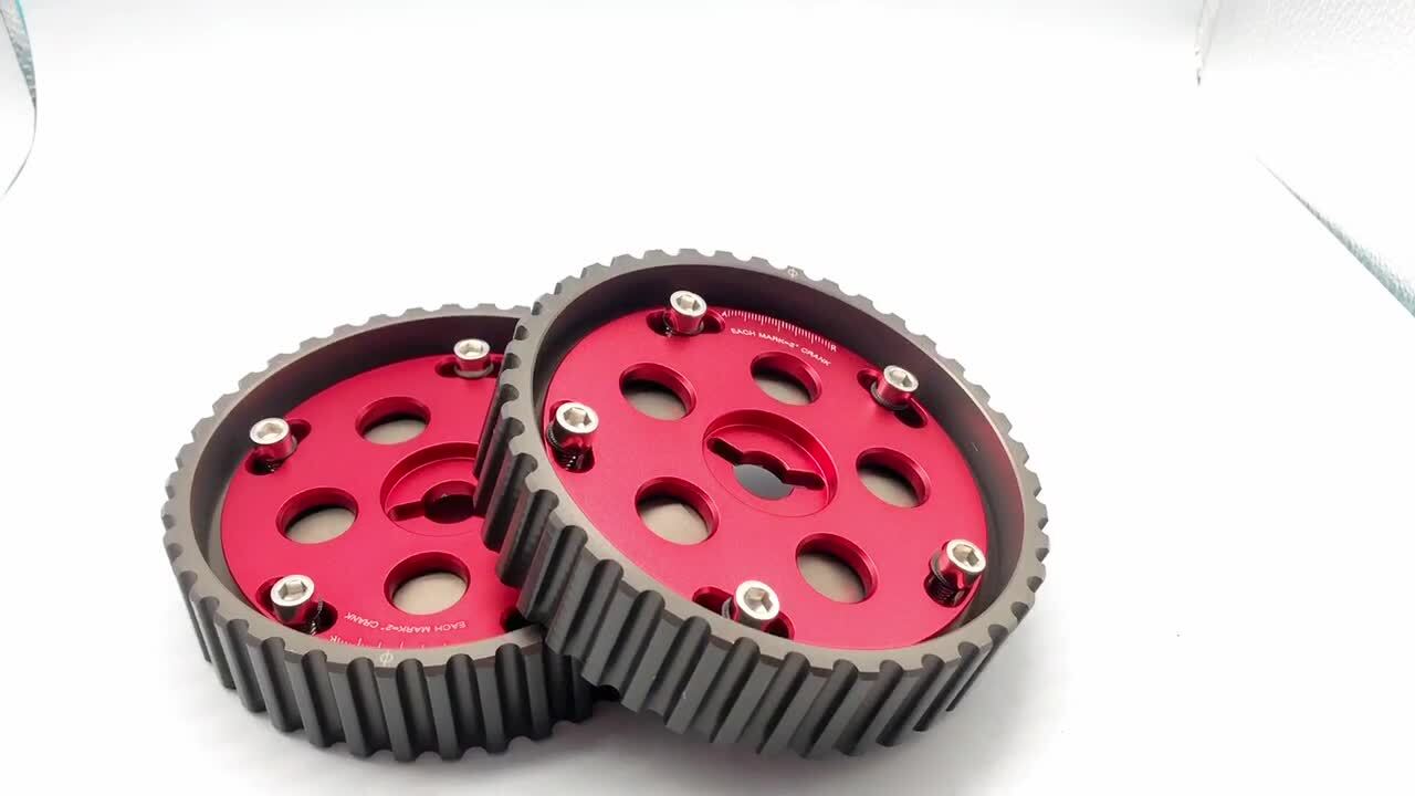 RED 2PCS Adjustable Cam Gears Kit for Suzuki for Swift GTI G13B engine