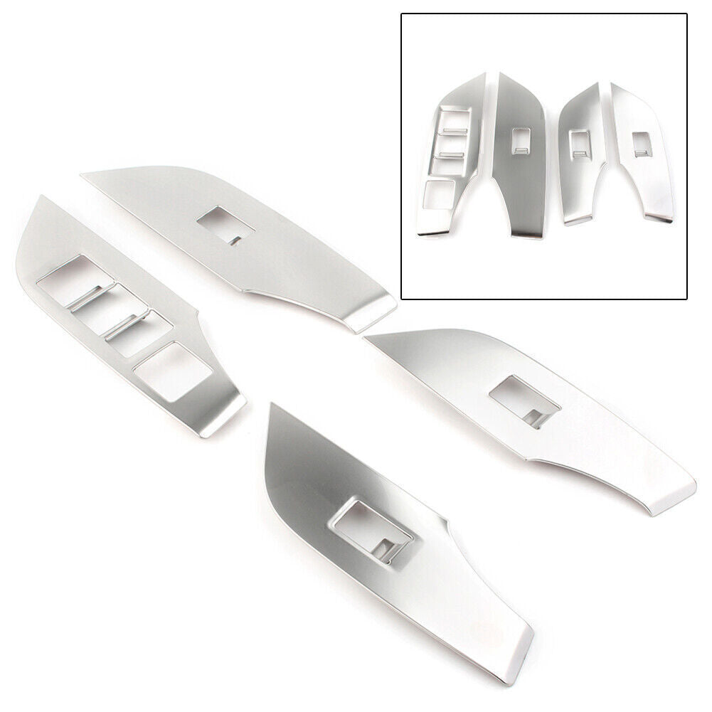 for Toyota RAV4 2019-2024 4x Car Interior Window lift panel Switch Cover Trim Q