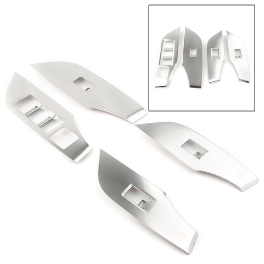 for Toyota RAV4 2019-2024 4x Car Interior Window lift panel Switch Cover Trim Q