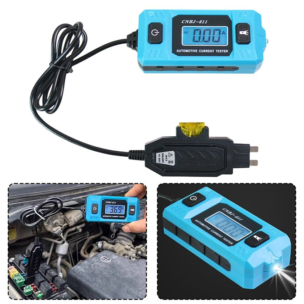 Car Auto Current Tester Multimeter Lamp Car Repair Tool Current Detector Fuse