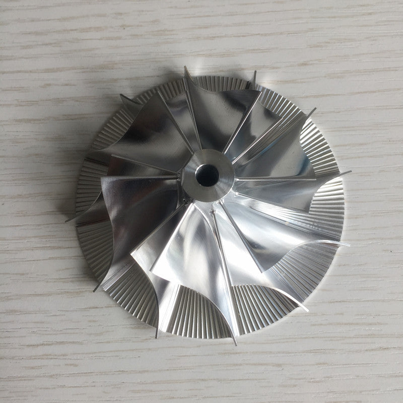 K16 51.34/76.69mm 6+6 blade 5324-123-2206 upgrade Turbo Billet compressor wheel