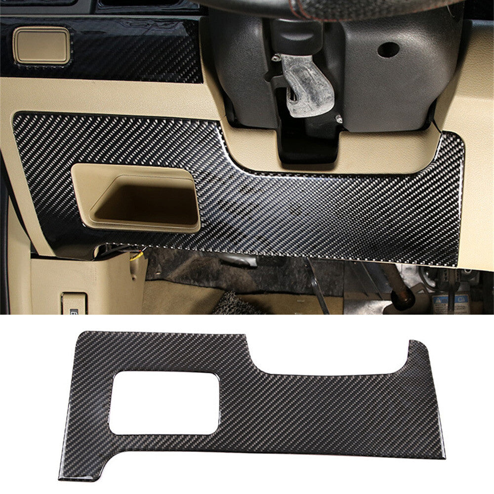 Carbon Fiber Driver Side Under Panel Anti-kick Trim for Honda CRV CR-V 2007-2011
