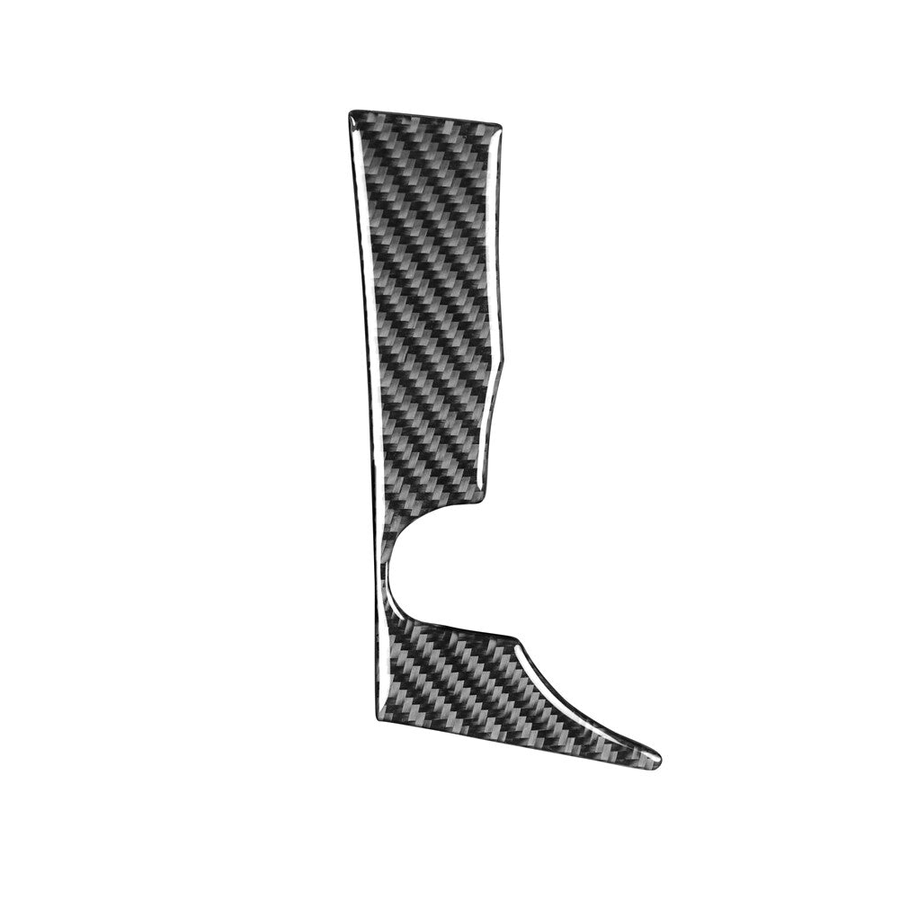 Carbon fiber information push button switch panel protective cover suitable for Mitsubishi Lancer 2008 - 2015