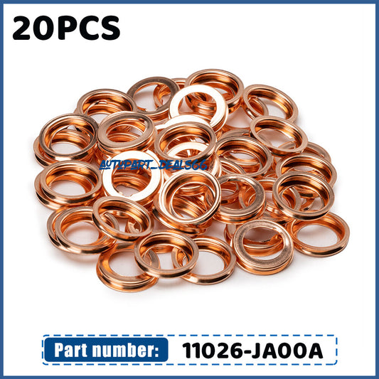 Set OF 20 Oil Drain Plug Crush Washer Gaskets for Nissan 11026-JA00A 11026-01M02 Q