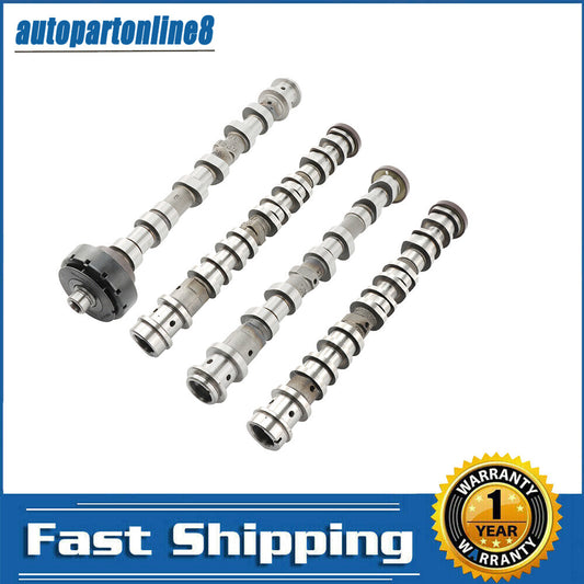 4PCS Camshaft L + R Intake Exhaust for Jeep for Dodge for Chrysler for Ram 16-24 3.6L Engine