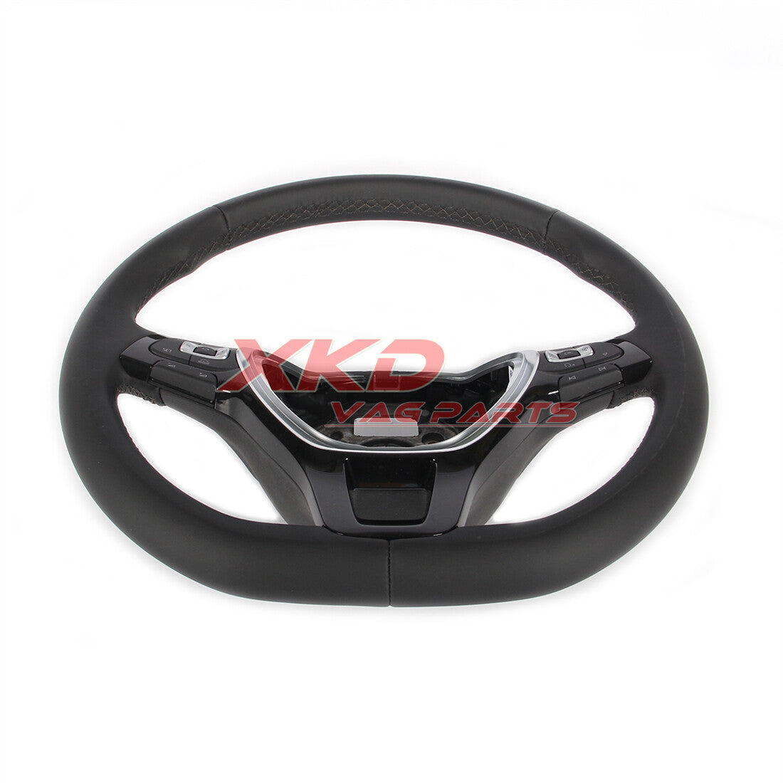 Black leather multi-function steering wheel for Volkswagen for Jetta MK6 and for Golf MK7