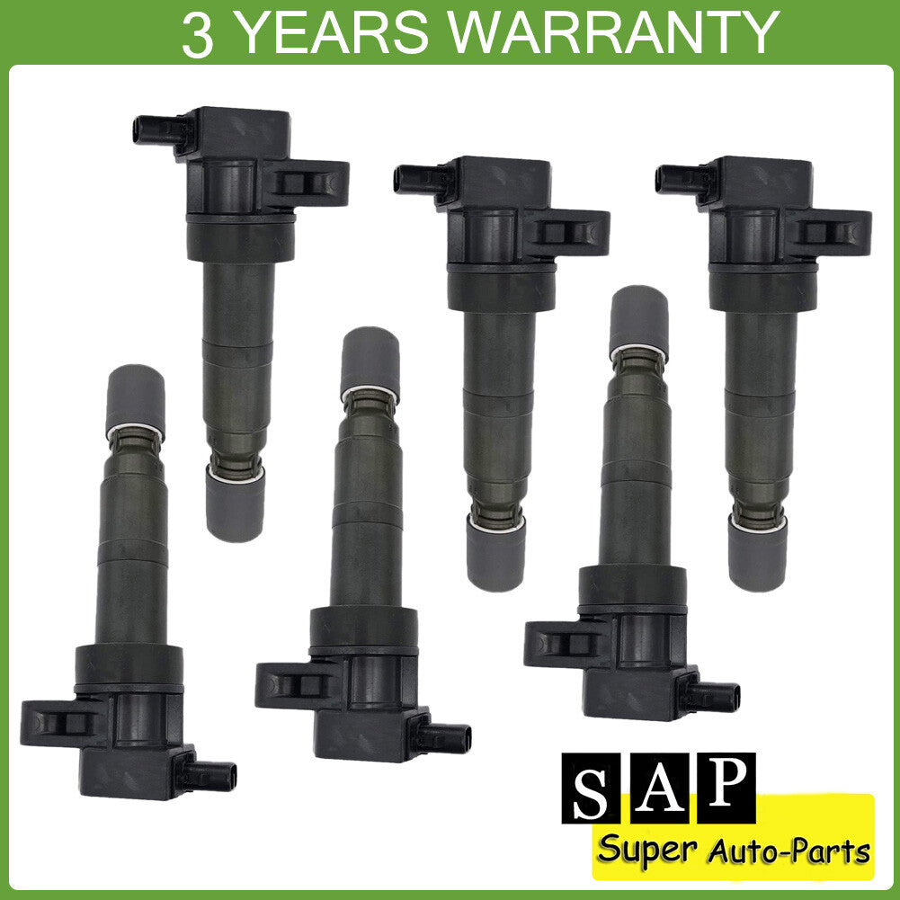 6PCS Ignition Coil for Hyundai Azera Santa Fe for Genesis for Kia Sedona Sorento 3.3 3.8