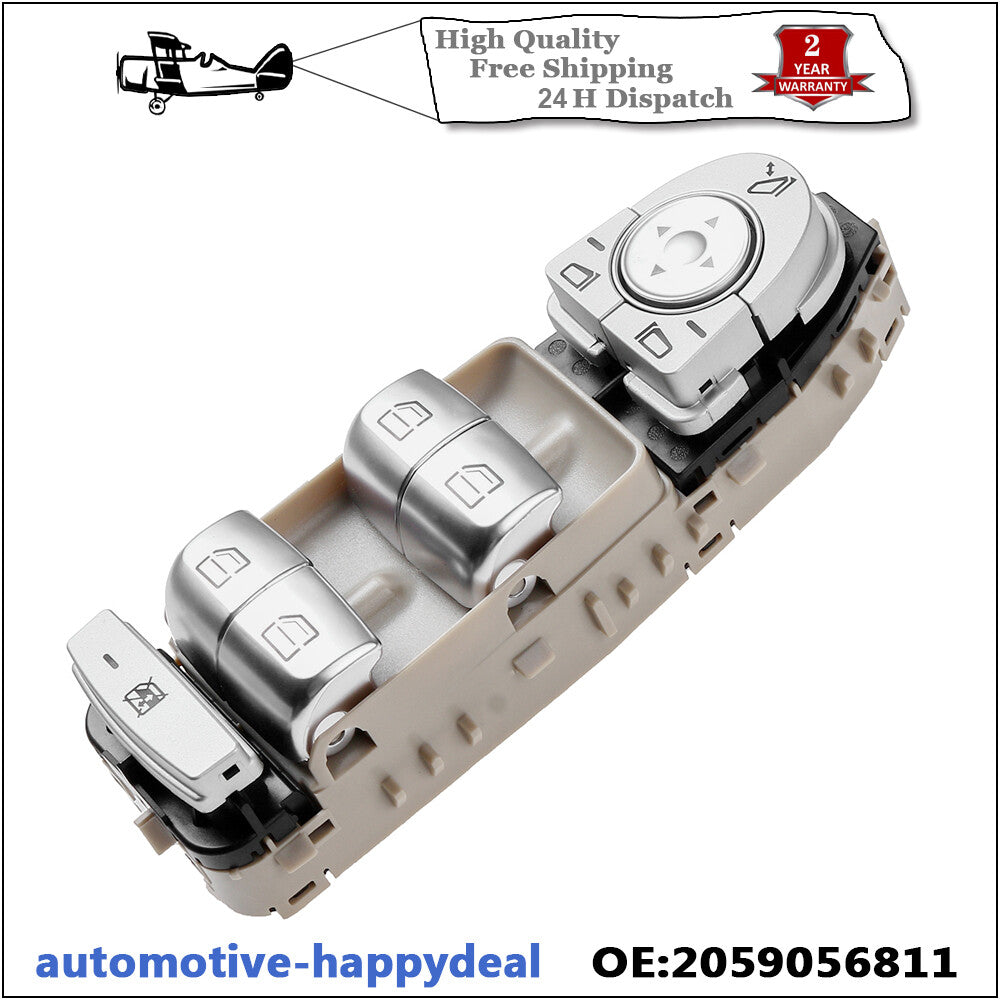 Driver Window Switch for Mercedes A2059056811 A2229056800 W205 S205 X253 C253 UK