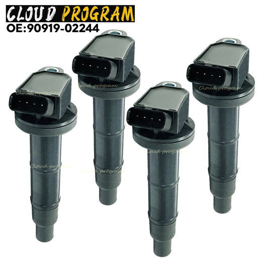 4PCS Ignition Coil 90919-02244 for Camry Highlander RAV4 for Lexus for Scion v