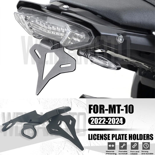 for Yamaha MT-10 Motorcycle Rear Short Tail Stock License Plate Holder Bracket