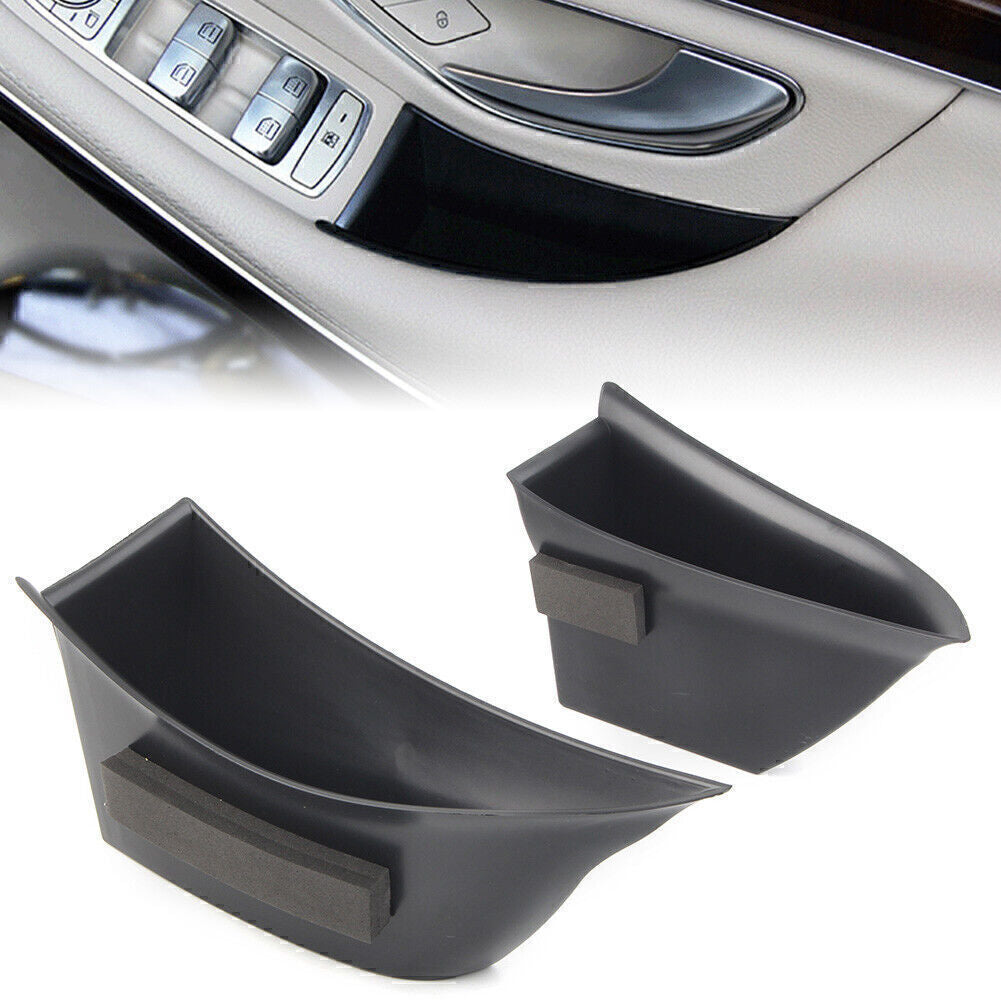 Pair Front Door Handle Armrest Storage Box for Mercedes Benz S Class W222 14-17