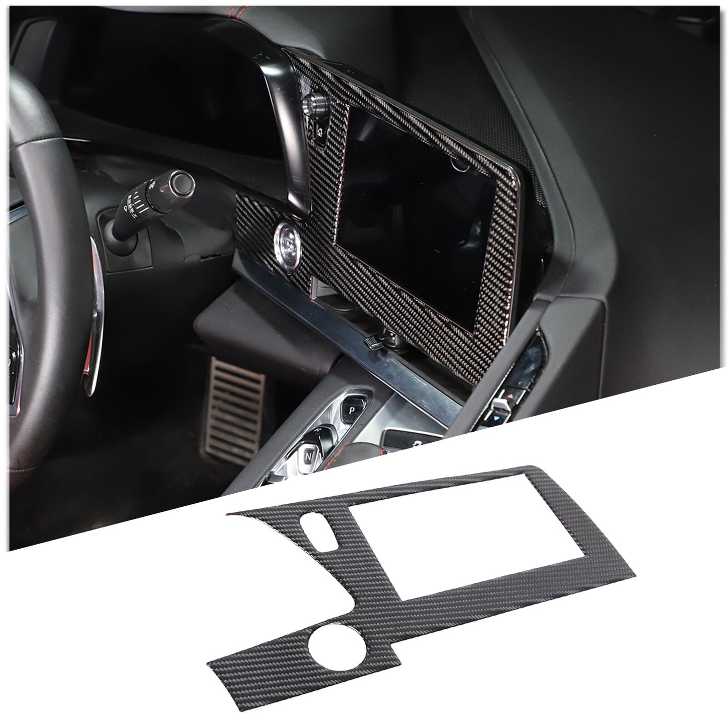 ABS Matte Black Automotive Gas Cap Protection Sticker for Tacoma 2005 - 2015- v