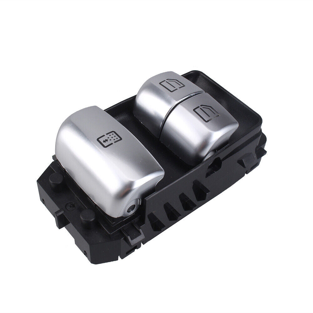 A2229050009 Black and silver electric window switch suitable for E180, E200, E320, and E450. 1 piece. n
