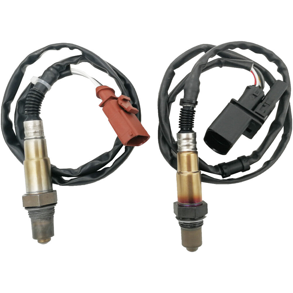 Two-piece upstream and downstream oxygen sensor kit suitable for Audi A4, for A8 , Quattro, Beetle, for Golf , and for Jetta . n