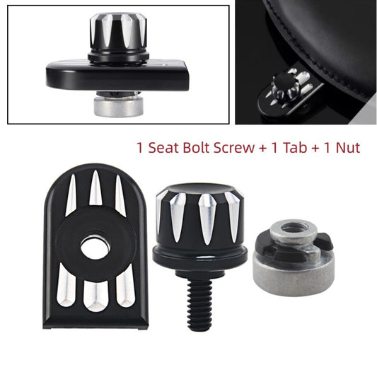 CNC for seat bolt catch screw mounting tool cover nut suitable for Harley Sportster Touring 96-UP- n