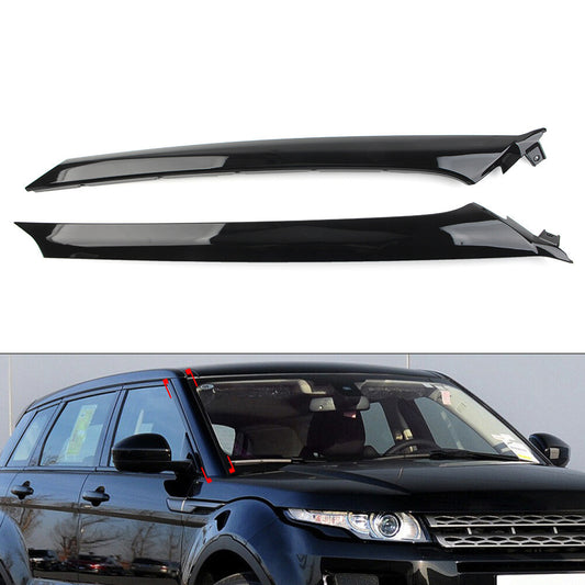 2x Wind Shield A Pillar Trim Molding for Land Rover for Range Rover Evoque 2012-2019