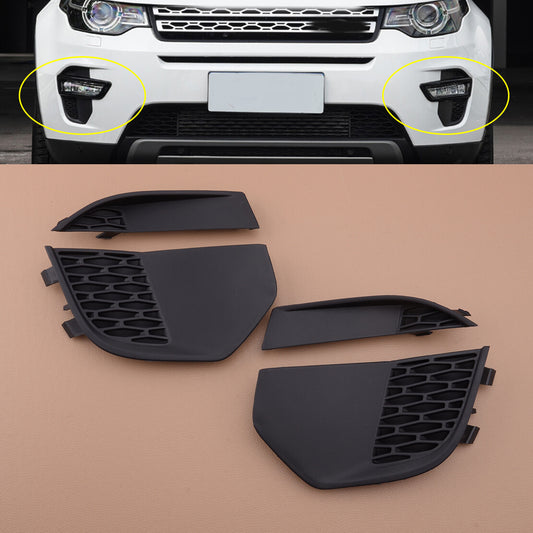 Front Pair Fog Light Cover Trim Fit for for Land Rover Discovery Sport 15-19 v