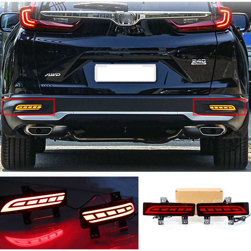Fit For 2020 2021 for Honda CRV CR-V LED Rear Fog Light Tail Bumper Light Sets v