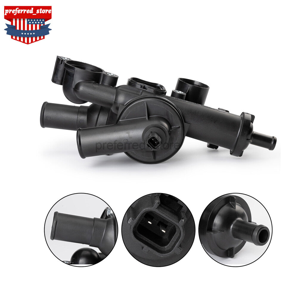 Thermostat housing assembly suitable for Jeep Compass 2.0L 2.4L 2007-17 68003582AB- v