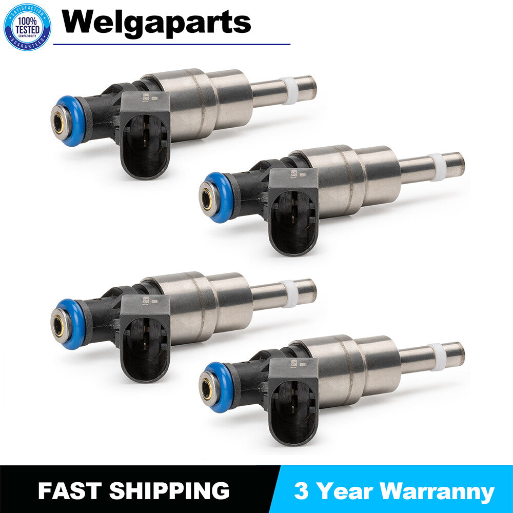 4 Fuel Injectors For 2005-2009 for Audi A4 Quattro 2.0L I4 Turbo 06F906036A