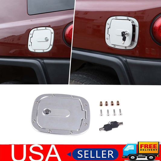 Fuel filler door with lockable gas cap accessory for Toyota FJ Cruiser 07-21