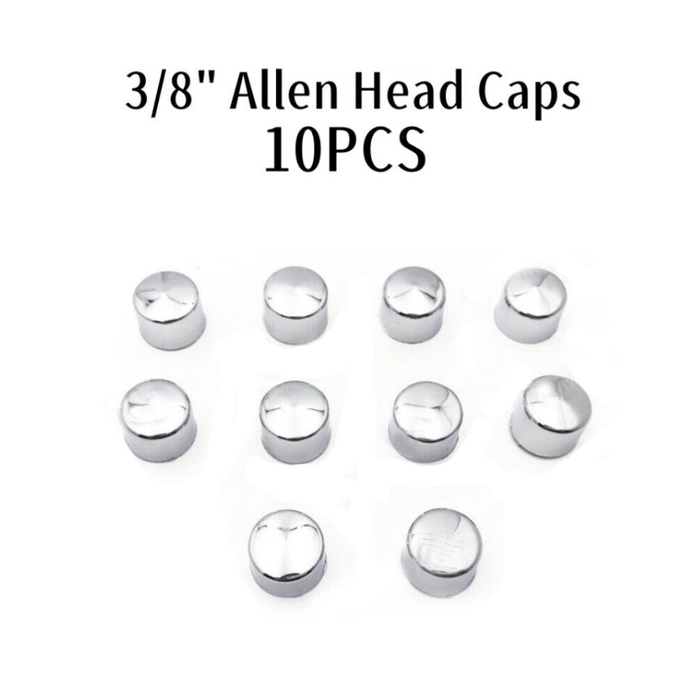 10PCS 3/8¡åAllen Socket Bolt Cap Dress Kit Fits for Harley-Davidson Misc Hardware