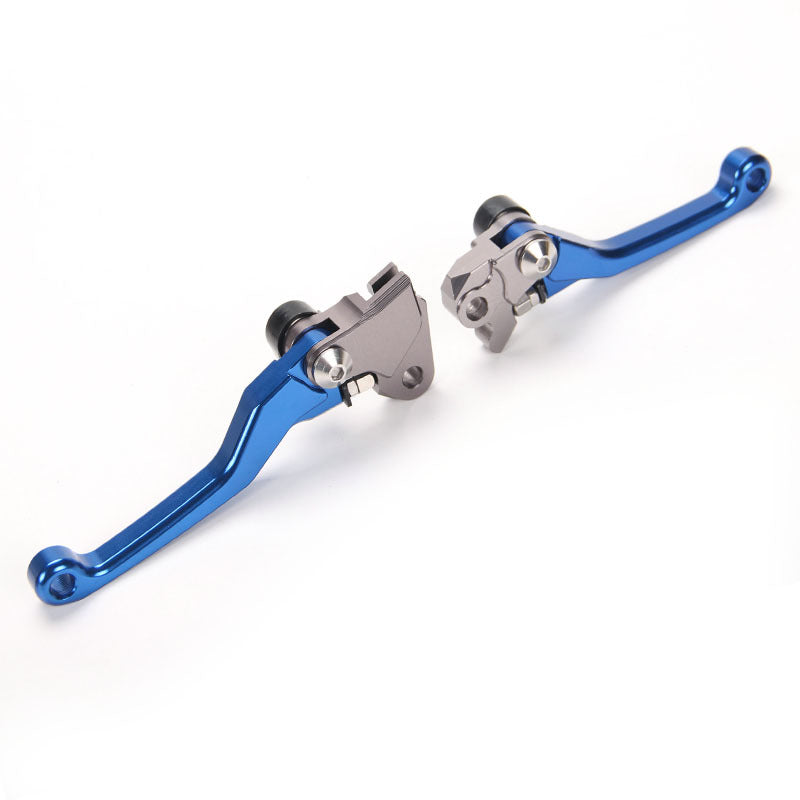 Blue dirtbike Pivot Brake Clutch Levers for Yamaha YZ250F (2001-2006) 05 04 03