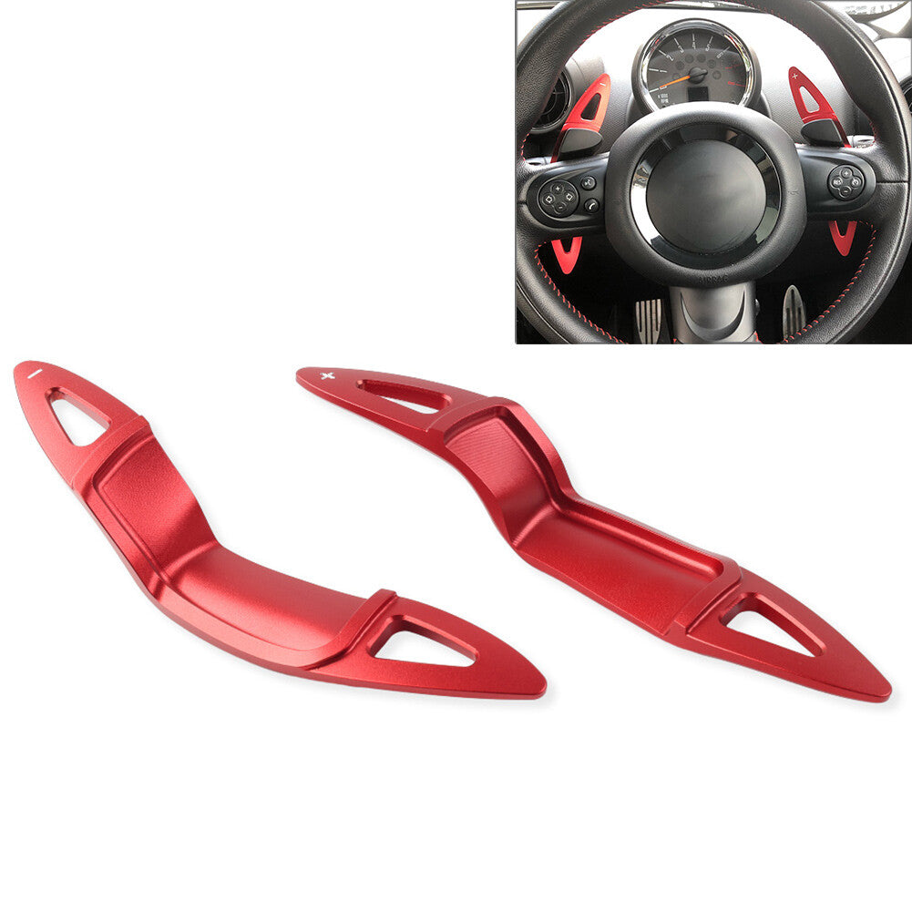 Steering Wheel Paddle Shifter Fit for Mini Cooper R55 R56 R57 R58 R59 R60 R61 Red