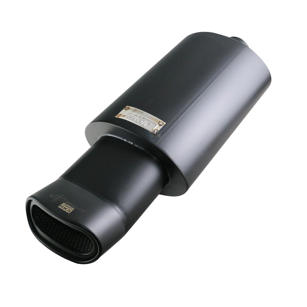 2.5 ID 5.53 OD Sport Sound Muffler Tip Exhaust Tip Resonator Matte Black