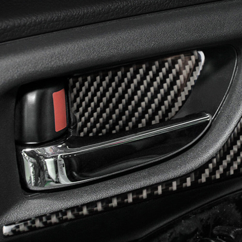 for VW for Golf MK7 2013-2019 Carbon Fiber Car Rear Air Condition Vent Cover Trim v