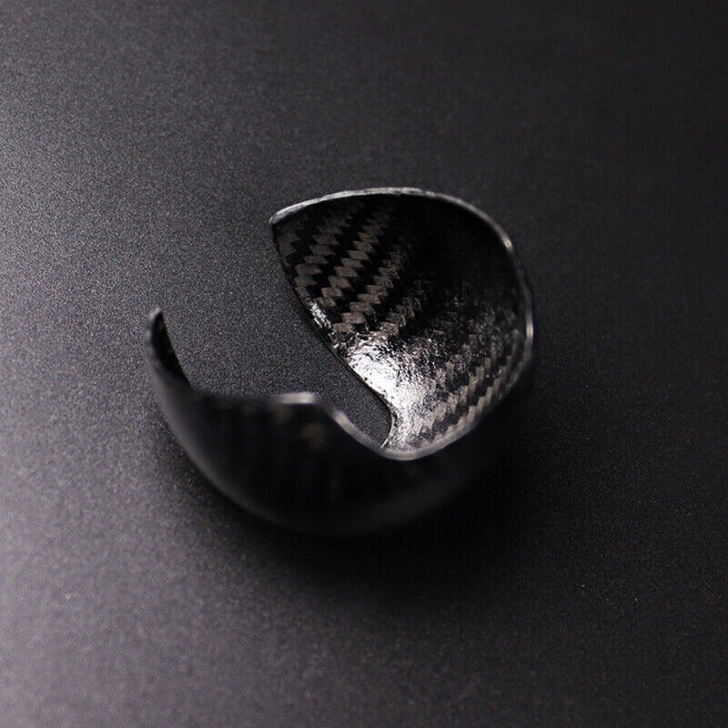 Car Gear Shift Knob Head Cover Trim Real Carbon Fiber for Audi A3 S3 2012-2018 Q