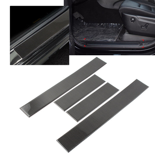 4 Pcs Door Sill Step Threshold Shield Protector Trim for Jeep Grand Cherokee