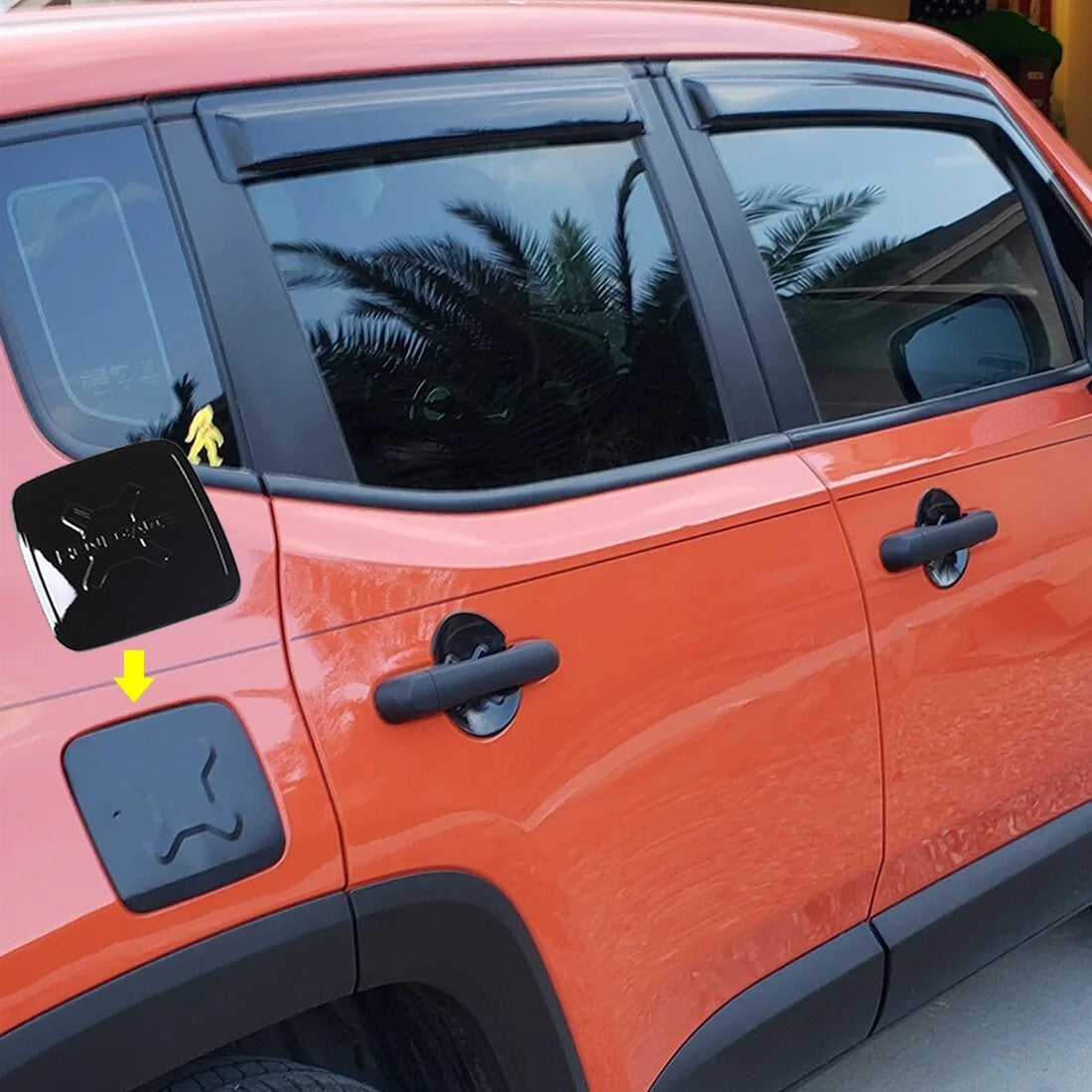15x Exterior Decor Kit for Jeep Renegade 16-23 Door Handle Bowl Cover Trim Black