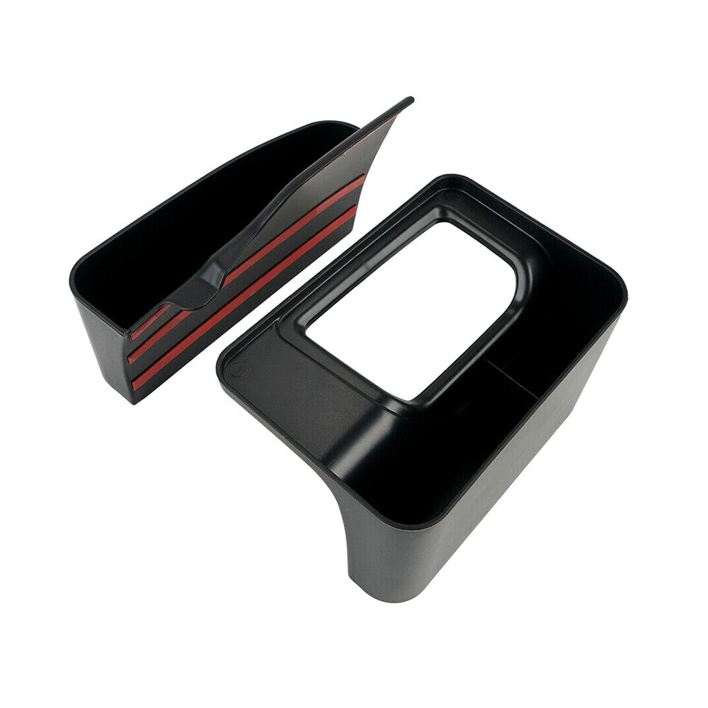 2Pcs Gear Shift Side Storage Box Holder for Wrangler JL 2018+ Gladiator JT 2020 Q