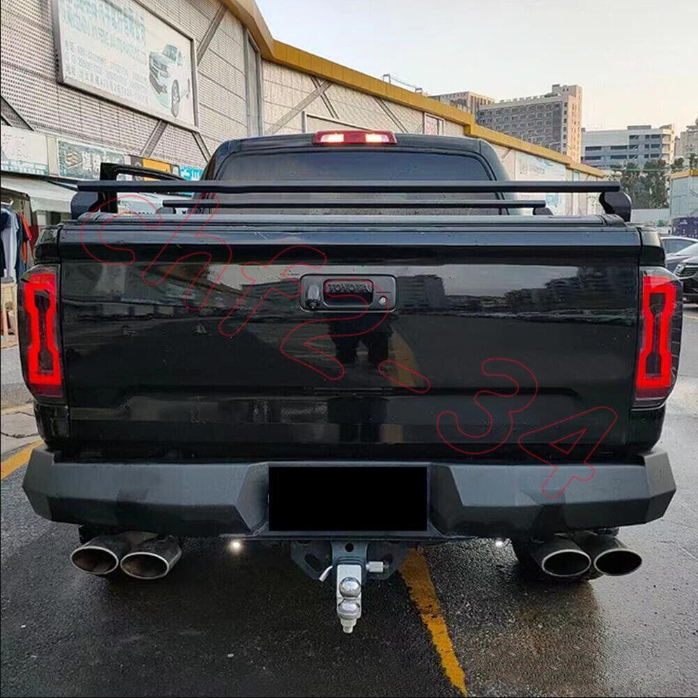 Smoke Black LED Rear Lamps Taillights Dynamic Signal for Toyota tundra 2014-2021