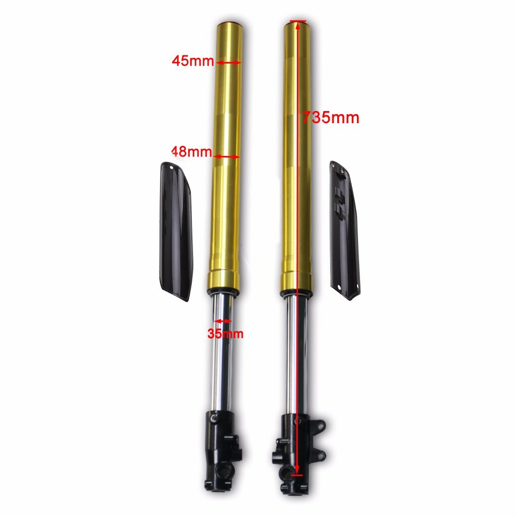 29-inch down-45/48mm front fork suspension for pit bikes KLX110 SSR125