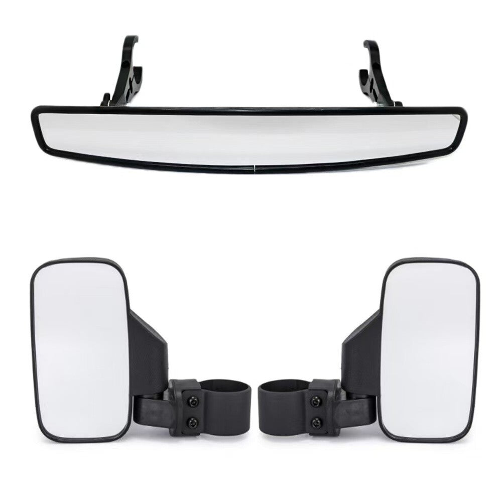 UTV Rear Side Center Mirrors Set 1.75 Roll Bar for Polaris RZR 570/900/XP 1000