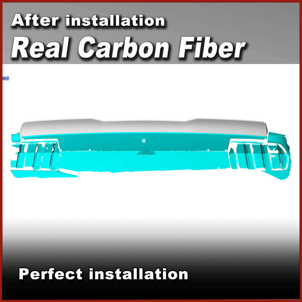 Fit for Ford for Mustang Dark Horse 2024UP REAL CARBON Rear Trunk Spoiler Boot Wing